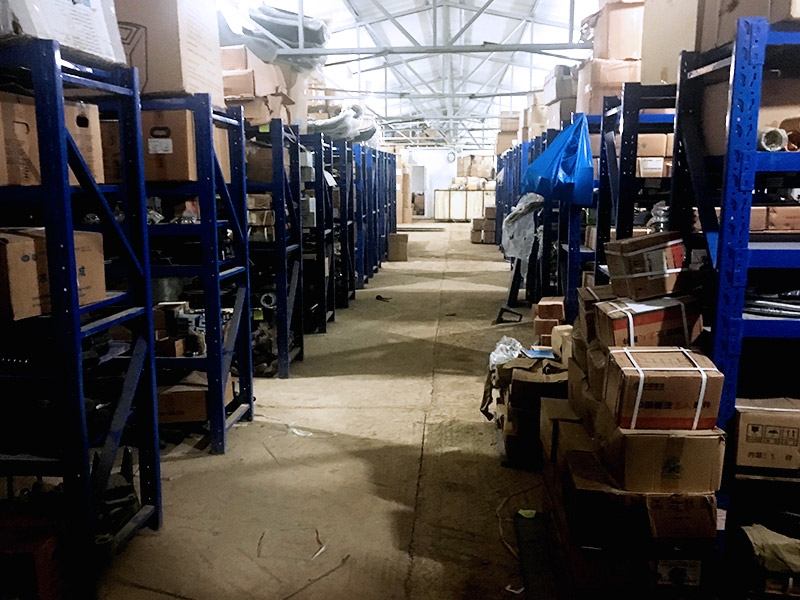 Spare parts warehouse