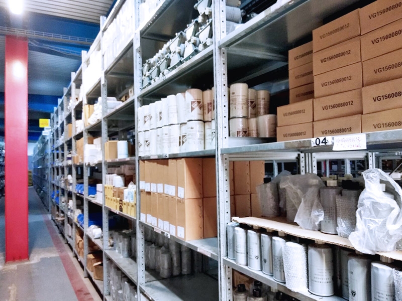 Spare parts warehouse of RIMCO