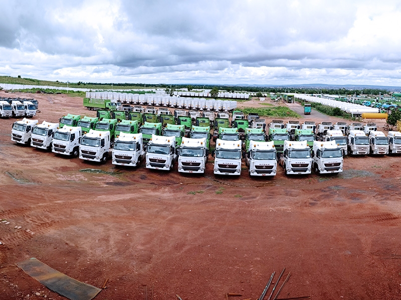 Parking yard of TOGUNA