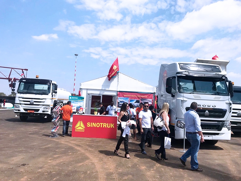 SINOTRUK a participé à l'exposition locale de Bauma en Afrique du Sud.